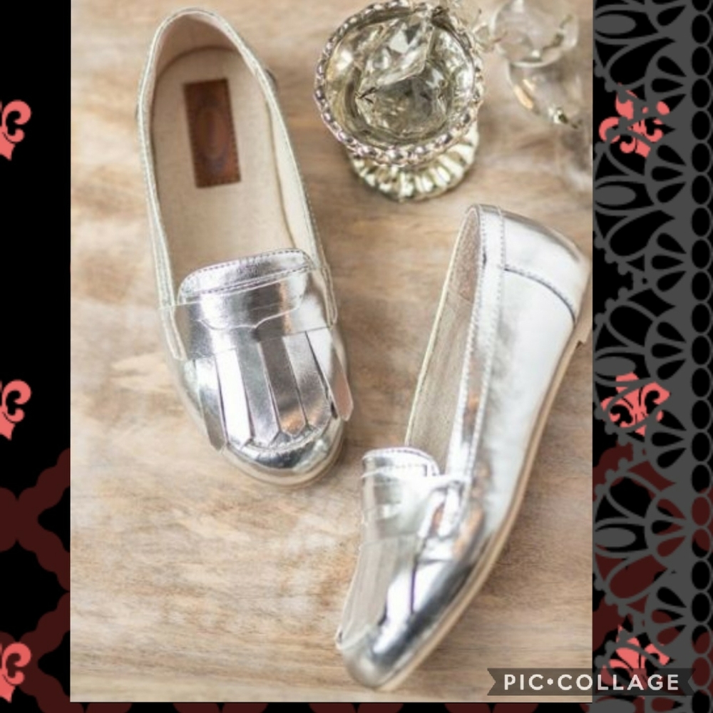 Girls Joyfolie Mirabella in Silver Shoes Loafers